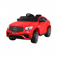 Дитяча акумуляторна машинка Mercedes Benz GLC63S Червона
