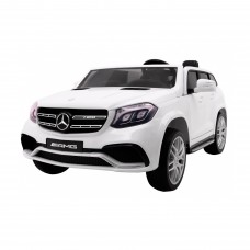 Дитяча акумуляторна машинка Mercedes AMG GLS63 Біла