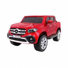 Дитяча акумуляторна машинка Mercedes Benz X-Class Червона