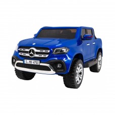 Дитяча акумуляторна машинка Mercedes Benz X-Class Синя