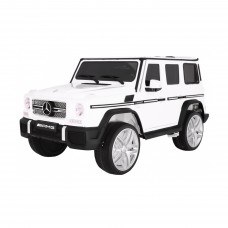 Дитяча акумуляторна машинка Mercedes AMG G65 Біла