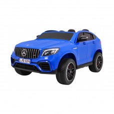 Дитяча акумуляторна машинка Mercedes GLC 63S Синя
