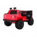 Дитяча акумуляторна машина Mighty Jeep Red + 2 місця + привід 4х4 + 2 багажника