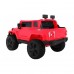 Дитяча акумуляторна машина Mighty Jeep Red + 2 місця + привід 4х4 + 2 багажника