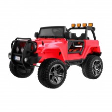 Дитячий акумуляторний позашляховик Jeep Monster 4x4 Червоний