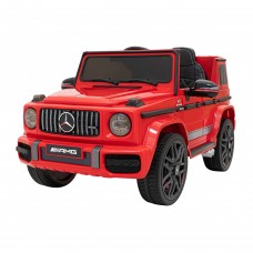 Дитяча акумуляторна машинка Mercedes AMG G63 Червона