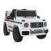 Дитяча акумуляторна машинка Mercedes AMG G63. Біла