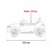 Дитяча акумуляторна машинка Mercedes Benz AMG EQA Чорна