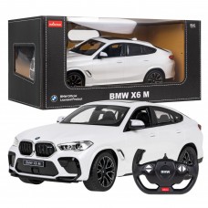 BMW X6 M білий RASTAR модель 1:14 Авто на дистанційному керуванні + пульт 2,4 ГГц