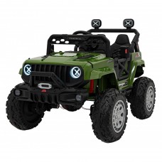 Дитячий акумуляторний позашляховик OFF ROAD Зелений