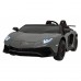 Дитяча акумуляторна машинка Lamborghini Aventador SV Сіра