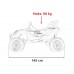 Дитячий акумуляторний квадроцикл UTV X3 Off-Road помаранчевий