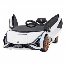 Lamborghini SIAN на акумуляторі для дітей Білий + Пульт + EVA + Free Start + Audio LED
