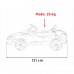 Дитяча акумуляторна машинка McLaren Artura Червона