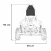 Дитячий акумуляторний картинг Gokart MUD MONSTER Помаранчевий