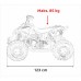Дитячий акумуляторний квадроцикл RENEGADE HIPERFECT 110CC Жовтий