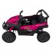 Дитяча акумуляторна машинка баггі UTV X3 Off-Road рожева