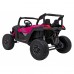 Дитяча акумуляторна машинка баггі UTV X3 Off-Road рожева