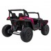 Дитяча акумуляторна машинка баггі UTV X3 Off-Road рожева
