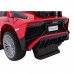 Дитячий толокар з ручкою Lamborghini Aventador SV Red Ride On Червоний