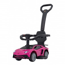 Дитячий толокар Lamborghini Aventador SV Ride-On рожевий