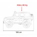 Дитяча акумуляторна машинка Mercedes Benz G63 AMG XXL Біла