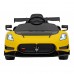 Дитяча акумуляторна машинка Maserati MC20 GT2 Жовта
