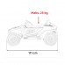 Дитяча акумуляторна машинка Audi RSQ E-TRON Сіра