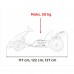 Дитячий акумуляторний картинг Audi Gokart з функцією дріфту Чорний