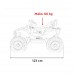 Дитячий акумуляторний позашляховик HONDA 4x4 Зелений