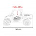 Дитячий акумуляторний автомобіль фермерський UTV Racing White