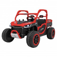 Дитяча акумуляторна машинка фермерська UTV Racing Червона