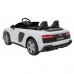 Дитяча акумуляторна машинка Audi Spyder R8 LIFT Біла