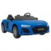 Дитяча акумуляторна машинка Audi Spyder R8 LIFT Синя
