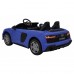 Дитяча акумуляторна машинка Audi Spyder R8 LIFT Синя
