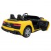 Дитяча акумуляторна машинка Audi Spyder R8 LIFT Жовта