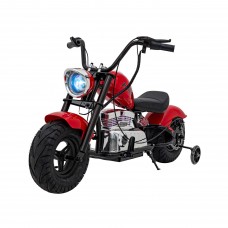 Дитячий акумуляторний мотоцикл Chopper Warrior Червоний