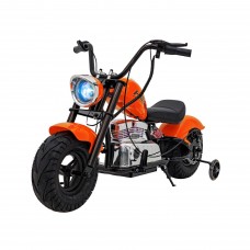 Дитячий акумуляторний мотоцикл Chopper Warrior Помаранчевий