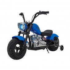 Дитячий акумуляторний мотоцикл Chopper Warrior Синій