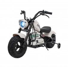 Дитячий акумуляторний мотоцикл Chopper Warrior Білий