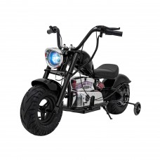 Дитячий акумуляторний мотоцикл Chopper Warrior Чорний