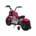 Дитячий акумуляторний мотоцикл Chopper Warrior Рожевий