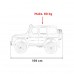 Дитяча акумуляторна машинка Mercedes Benz G63 AMG XXL MP4 Біла