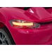 Дитяча акумуляторна машинка Porsche 718 фарбована Рожева