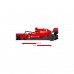 Дитячий конструктор машинка F1 Червона 266 ел.