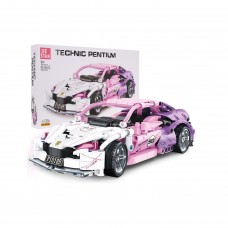 Дитячий конструктор Pink Sports Car Blocks 652 ел.