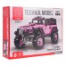 Дитячий конструктор Pink Off-Road Car 2471 ел.