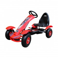 Дитячий педальний картинг Racing XL 3+ Червоний