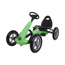 Дитячий педальний картинг STAR 3+ Green + Регулювання сидіння + Надувні колеса