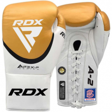 RDX A2 BBBofC Approved Fight Boxing Gloves - 8oz / Golden